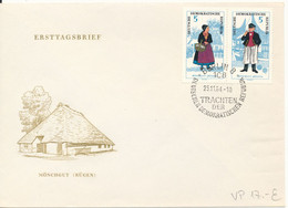 Germany DDR FDC 25-11-1964 Costumes - FDC: Enveloppes