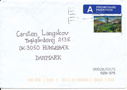 Norway Cover Sent To Denmark With Europa CEPT 2012 Single Stamp - Lettres & Documents