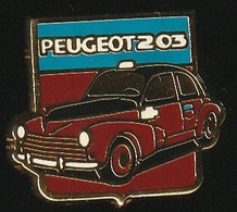 75200-Pin's.Peugeot..signé Helium Paris. - Peugeot