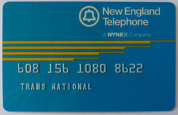 USA - Nynex - Magnetic - Remote - New England Telephone - Trans National - [3] Magnetkarten