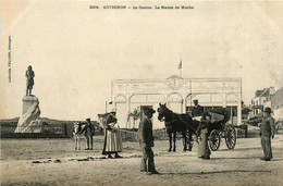 Quiberon * Place Et Le Casino * Kursaal * La Statue De Hoche * Attelage - Quiberon