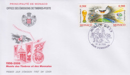 Enveloppe  FDC   1er  Jour     MONACO     COUPE  DU  MONDE  De  FOOTBALL   2006 - 2006 – Alemania