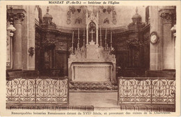 CPA MANZAT Interieur De L'Eglise (1252904) - Manzat