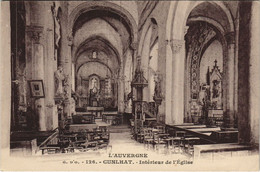 CPA CUNLHAT Interieur De L'Eglise (1252940) - Cunlhat