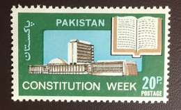 Pakistan 1973 Constitution Week MNH - Pakistan