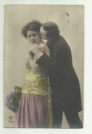 COPPIA CON FIORI VIAGGIATA 1911 FP - Couples