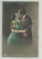 COPPIA INNAMORATI 1911  VIAGGIATA  FP - Couples