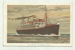 LLOYD SABAUDO 1918 VIAGGIATA  FP - Dampfer