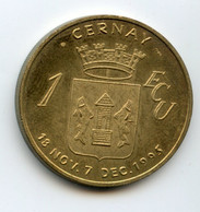 1 Ecu. VILLE DE CERNAY 1995. /490 - Euro Van De Steden