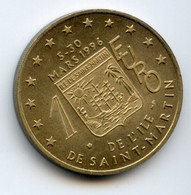 1 EURO DE L'ILE DE SAINT MARTIN.1996. CARAIBES FRANCAISE. /493 - Euro Delle Città