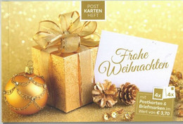 Weihnachten Wunschen  4 Speciale Zegels En Kaarten 2021 - Unused Stamps