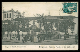 BRAGANÇA - Passeio Publico E Sé Cathedral  ( Ed. Adriano Rodrigues) Carte Postale - Bragança