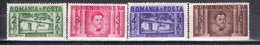 Romania 1937 Mi Nr 524/27**  (a1p29) - Neufs