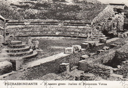 CARTOLINA  PIETRABBONDANTE,ISERNIA,MOLISE,IL TEATRO GRECO-ITALICO DI BOVIANUM VETUS,MEMORIA,CULTURA,VIAGGIATA 1971 - Isernia