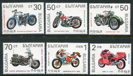 BULGARIA 1992 Motor Cycles MNH / **.  Michel 3991-96 - Nuovi