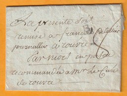 1781 - RECOMMANDEE - Lettre Pliée Avec Correspondance Filiale De 2 Pages De BORDEAUX Vers ROUVRE Par NIVET En Poitou - 1701-1800: Precursors XVIII