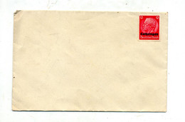 Lettre Affranchie 12 Hindenbourg Surcharge Lorraine - Unused Stamps