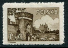 POLAND 1948  Torun Philatelic Congress, MNH / **.  Michel 503 - Neufs