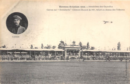 35-RENNES-AVIATIONS-1910- AERODRÔME DES GAYEULLES,  GARROS SUR " DEMOISELLE " CLEMENT BAYARD 35 HP - Rennes