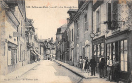 41-SELLES-SUR-CHER- LA GRANDE RUE - Otros & Sin Clasificación