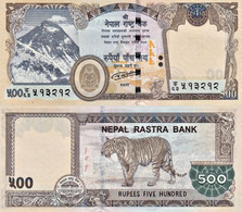 NEPAL 500 Rupees 2016 P 81 UNC - Népal