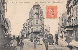 93-MONTREUIL-SOUS-BOIS- RUE DE PARIS ET ETIENNE-MARCEL - Montreuil