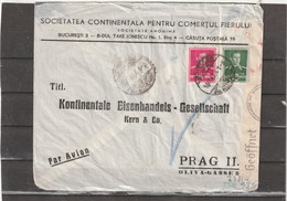 Romania WWII AIRMAIL COVER 1941 - World War 2 Letters