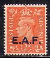 SOMALIA EAF 1943 - 1946 OCCUPAZIONE INGLESE BRITISH OCCUPATION E.A.F. KING GEORGE VI RE GIORGIO 2p  MNH - Somalie