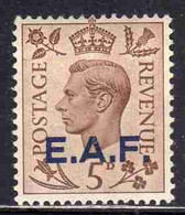 SOMALIA EAF 1943 - 1946 OCCUPAZIONE INGLESE BRITISH OCCUPATION E.A.F. KING GEORGE VI RE GIORGIO 5p  MNH - Somalie