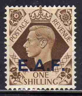 SOMALIA EAF 1943 - 1946 OCCUPAZIONE INGLESE BRITISH OCCUPATION E.A.F. KING GEORGE VI RE GIORGIO 1s  MNH - Somalië