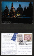 AUSTRIA    CITY Of OBERNDORF---USED AIRMAIL POSTCARD To U.S.A. (10/12/1986) (PC-164) - Oberndorf Bei Salzburg