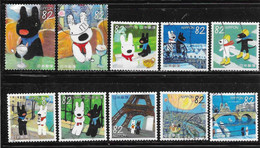 Japan 2019 Lisa And Gaspard In Paris Cartoon Used - Used Stamps