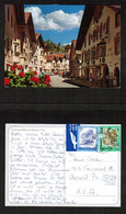 AUSTRIA    CITY Of MATREI An BRENNER---USED AIRMAIL POSTCARD To U.S.A. (24/10/84) (PC-167) - Matrei Am Brenner