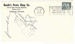 56340 ) Canada Pre Stamped Surrey  Postmark  Slogan Return To Sender - Lettres & Documents