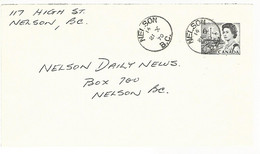 56344 ) Canada Nelson  Postmark 1970  Postal Stationery - Cartas & Documentos