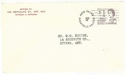 56351 ) Canada New Value  Postmark   Postal Stationery   Pull Open For Inspection - 1953-.... Reign Of Elizabeth II