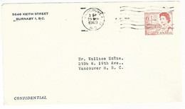 56353 ) Canada Vancouver  Postmark  1969 Postal Stationery - Briefe U. Dokumente