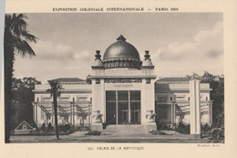 CPA     LU 44 LA MARTINIQUE     EXPOSITION COLONNIALE PARIS  1931 - Histoire