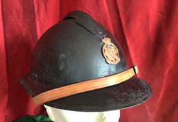 BELGIQUE - Casque Modèle 1931 BELGIQUE PROTECTION CIVILE - Casques & Coiffures