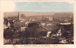 CPA France - Sampigny - Meuse - Vue Générale - Colorisée - Clocher D Eglise - Ville - Village - Autres & Non Classés