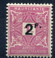 Mauritanie      Taxe  25 ** - Ongebruikt