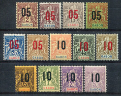 Gabon                                         66/78 * - Unused Stamps