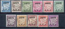 Gabon                               Taxes        1/11 * - Portomarken