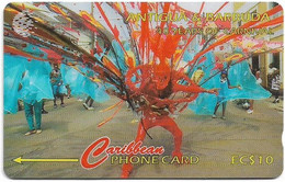 Antigua & Barbuda - C&W (GPT) - 40 Years Carnival Band Leader, 181CATB (Dashed Ø), 1997, 25.000ex, Used - Antigua And Barbuda