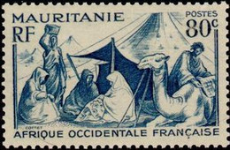 Mauritanie Mauritania - 1938 - Nomades - 80c - Mauritania (1960-...)