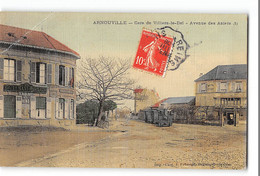 CPA 95 Arnouville Gare De Villiers Le Bel Le Tramway Avenue Des Aniers - Arnouville Les Gonesses