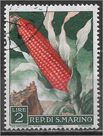 San Marino 1958. Scott #417 (U) Corn - Gebruikt