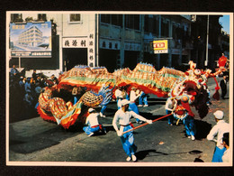 MACAU 60\70'S DRAGON DANCE DURING CHINESE NEW YEARS FESTIVALS #208 - Macao