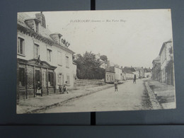 Cpa  FLIXECOURT Rue Victor-Hugo - Pharmacie - 1922 - Flixecourt