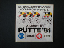 Putte - Cyclisme - Wielrennen - Kampioenschap 1981 - Putte